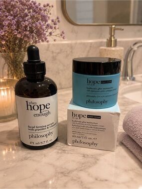 Philosophy 'hope' Hyaluronic Glow Moisturizer & Serum - NIB